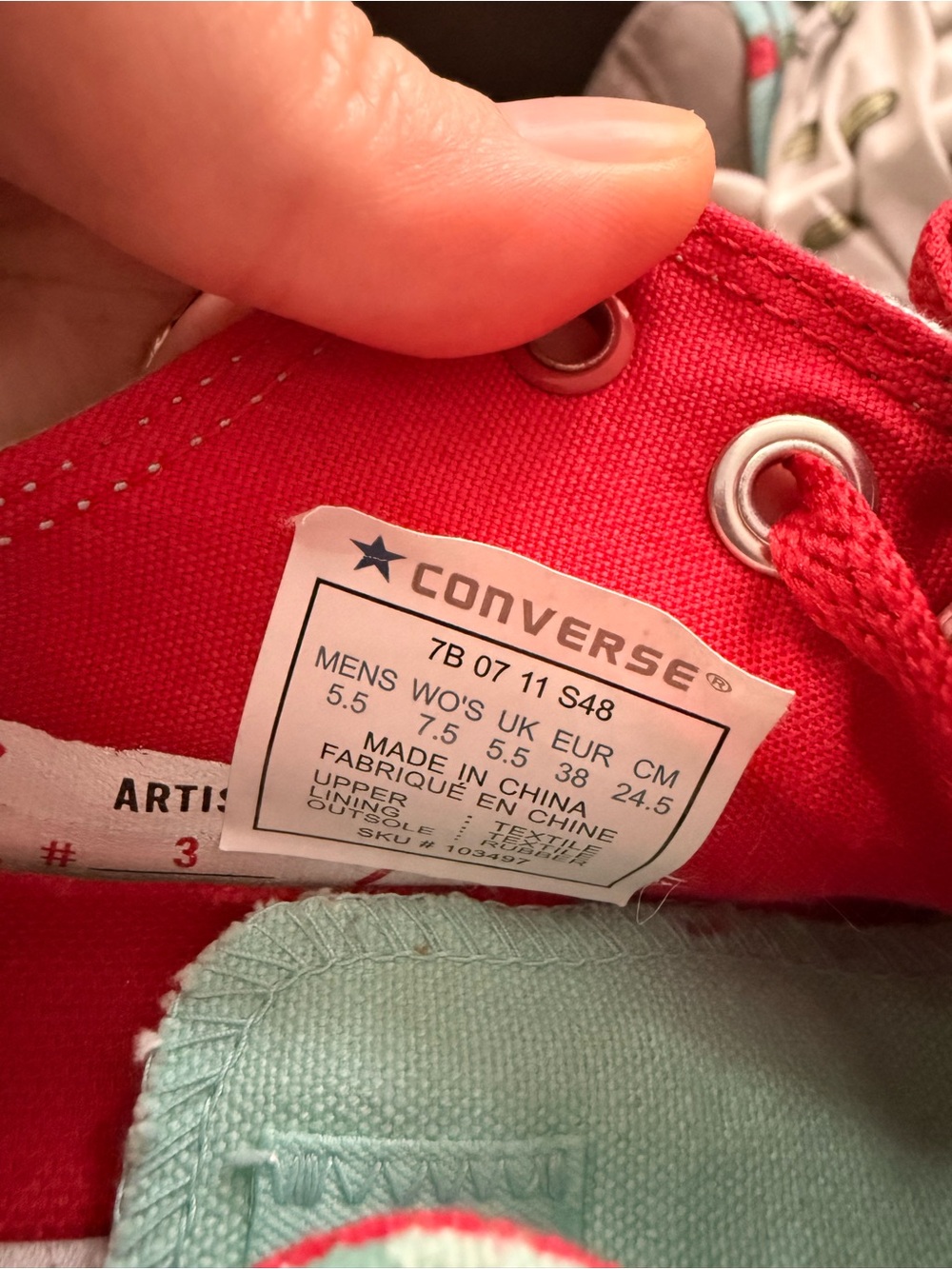 Converse Product RED Little Red Riding Hood - Picture 6 of 6